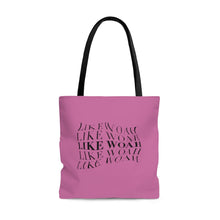 Load image into Gallery viewer, LIKE WOAH Tote Bag (Pink)